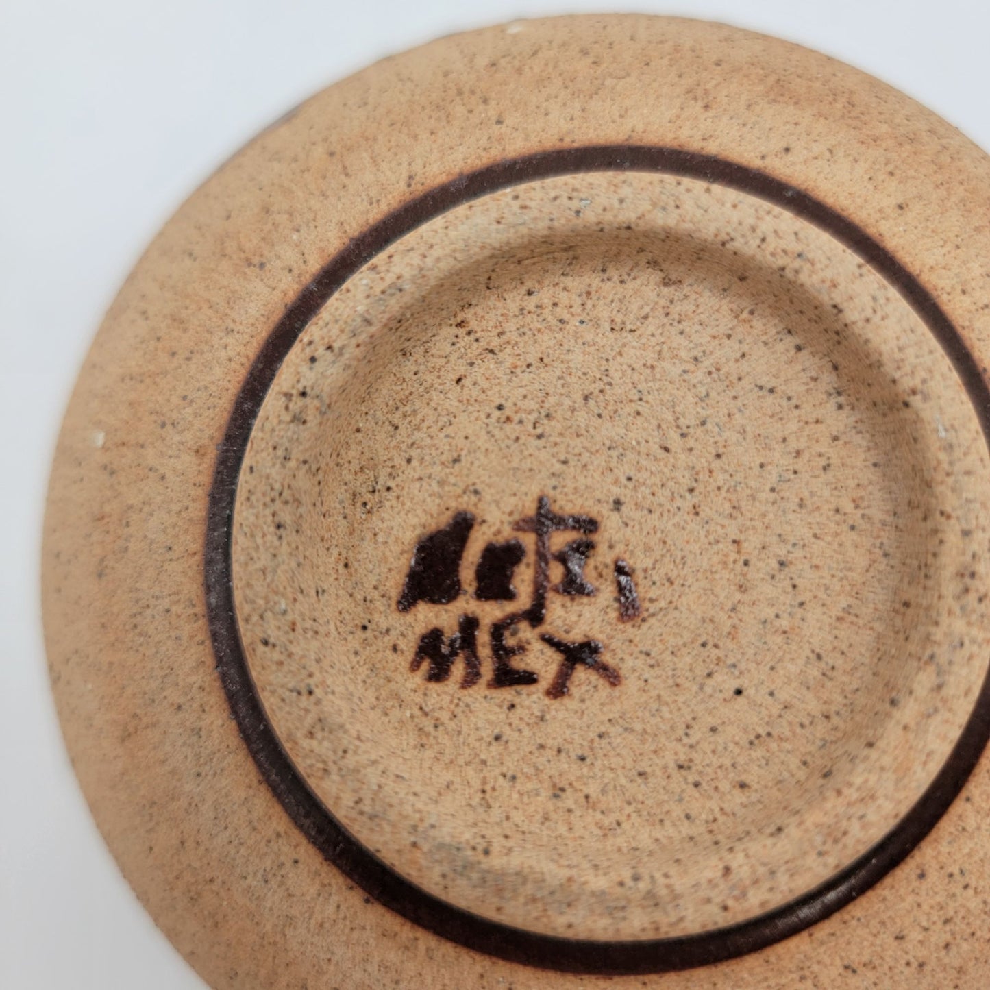 Vintage Tonala Pottery Vase Signed Metzi Mexico