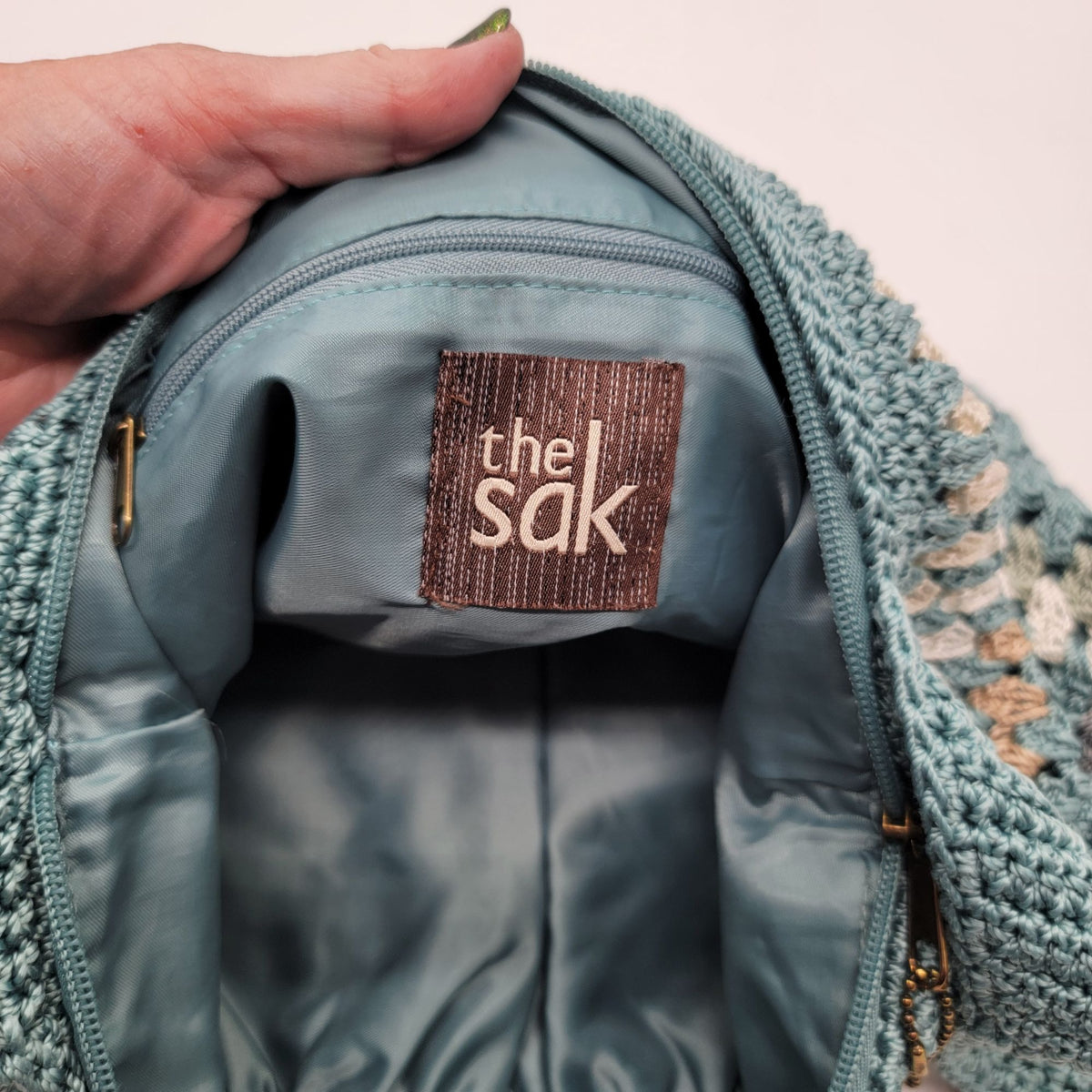 The Sak Original Crochet Hobo Crossbody Bag