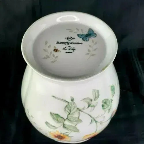 2000s Medium Lenox Butterfly Meadows Canister Cookie Jar