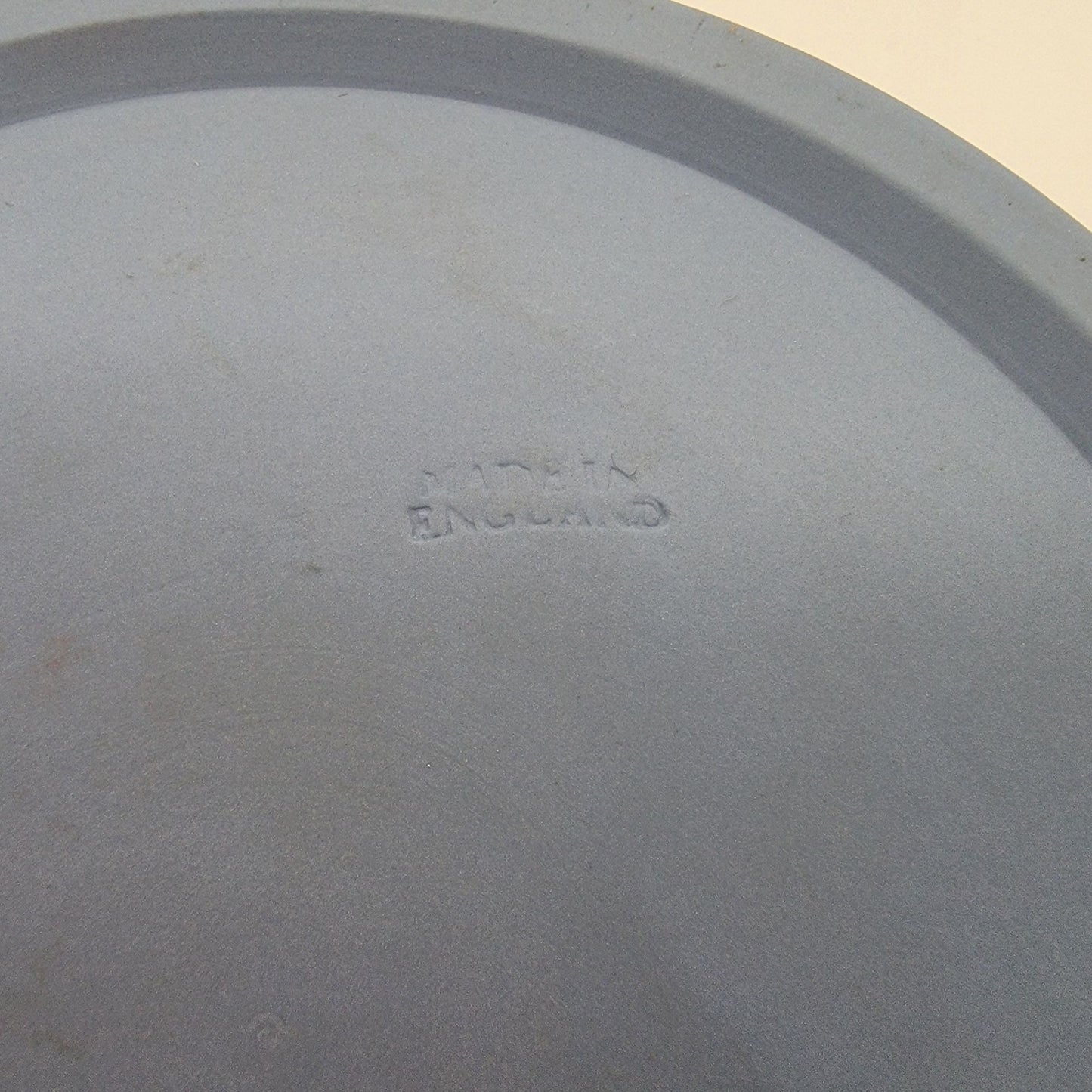 Vintage Wedgwood Blue Jasperware Grape Vine Trinket Jar