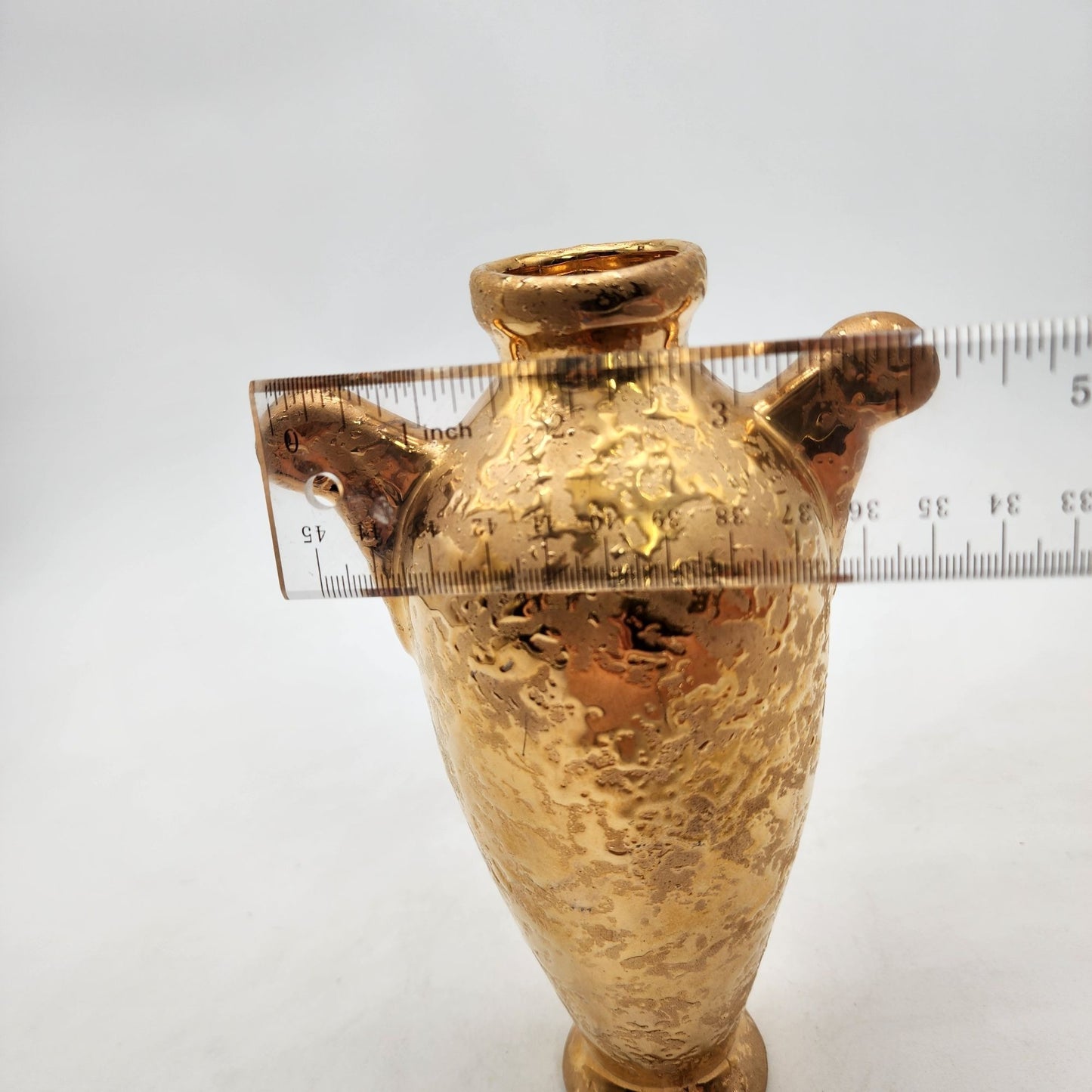 Vintage Weeping Gold Vase