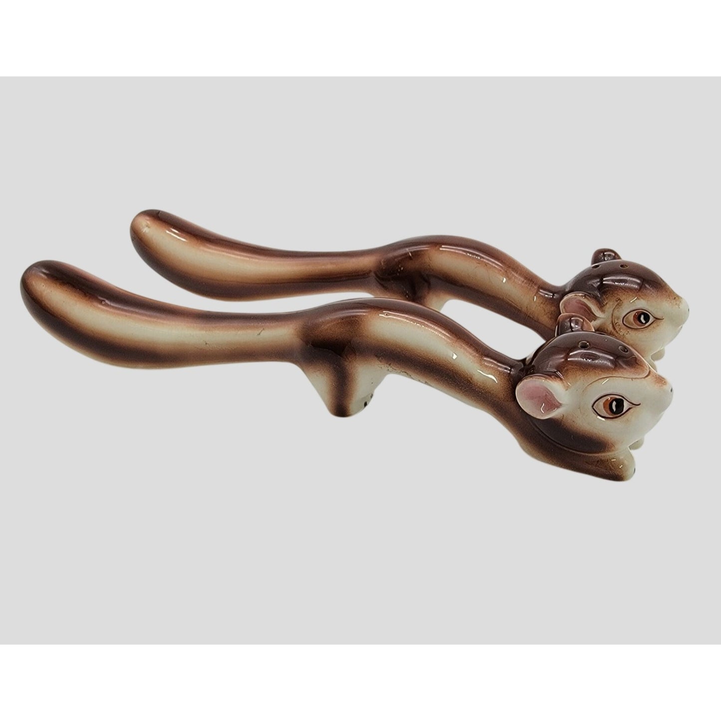 Vintage Long Boy Squirrel Salt & Pepper Shakers