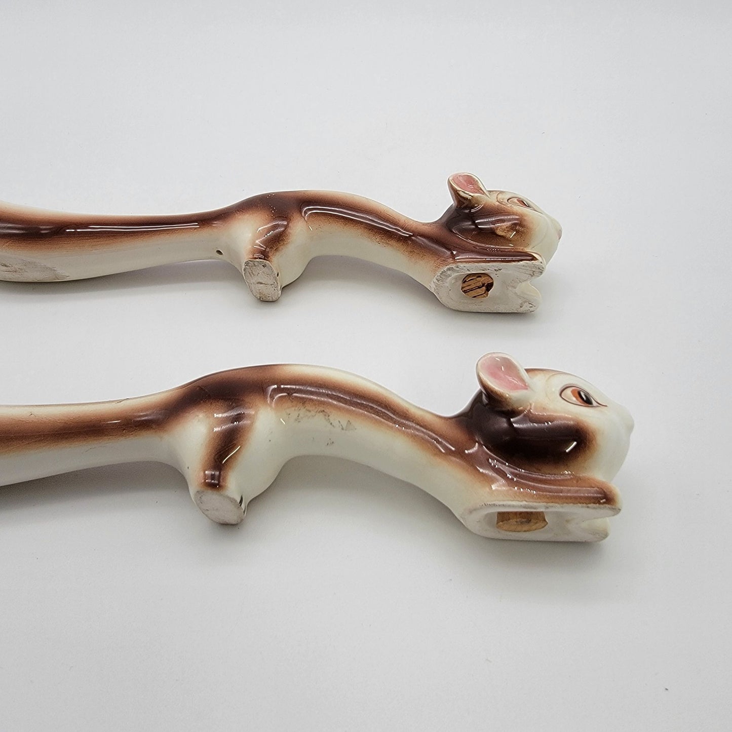 Vintage Long Boy Squirrel Salt & Pepper Shakers