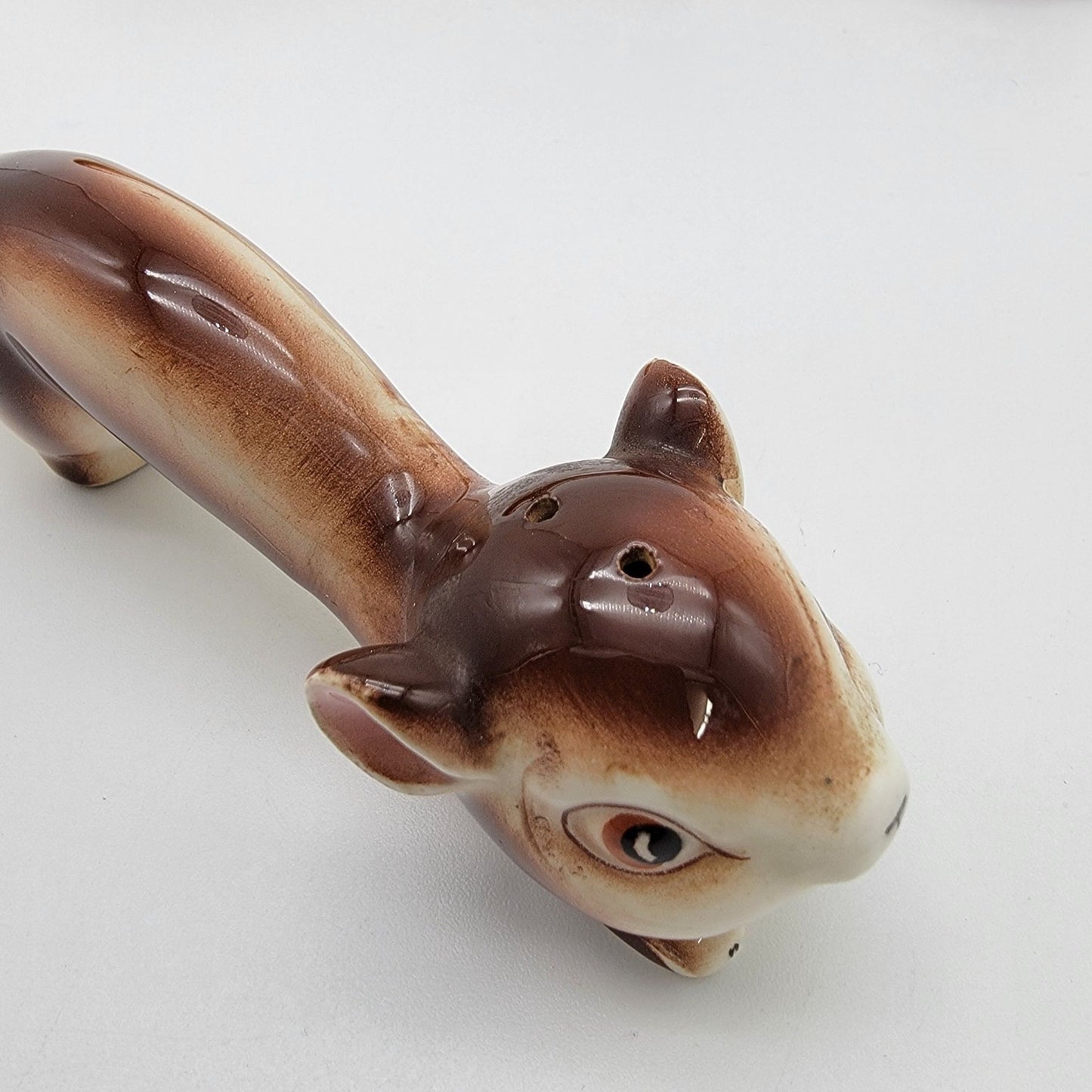Vintage Long Boy Squirrel Salt & Pepper Shakers