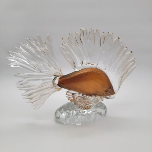 Vintage Murano Glass Fish Sculpture