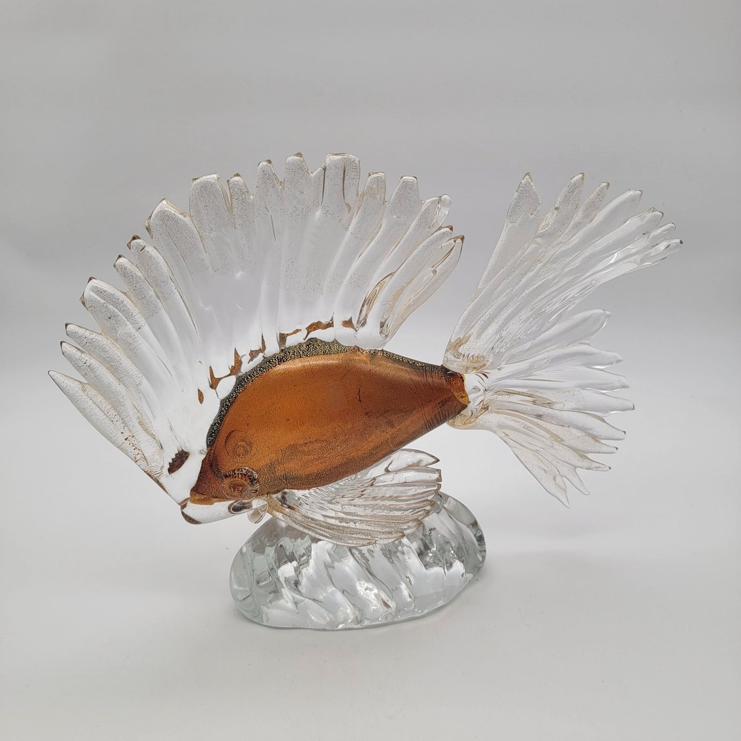 Vintage Murano Glass Fish Sculpture