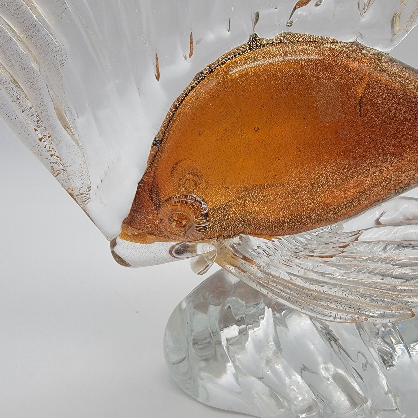 Vintage Murano Glass Fish Sculpture