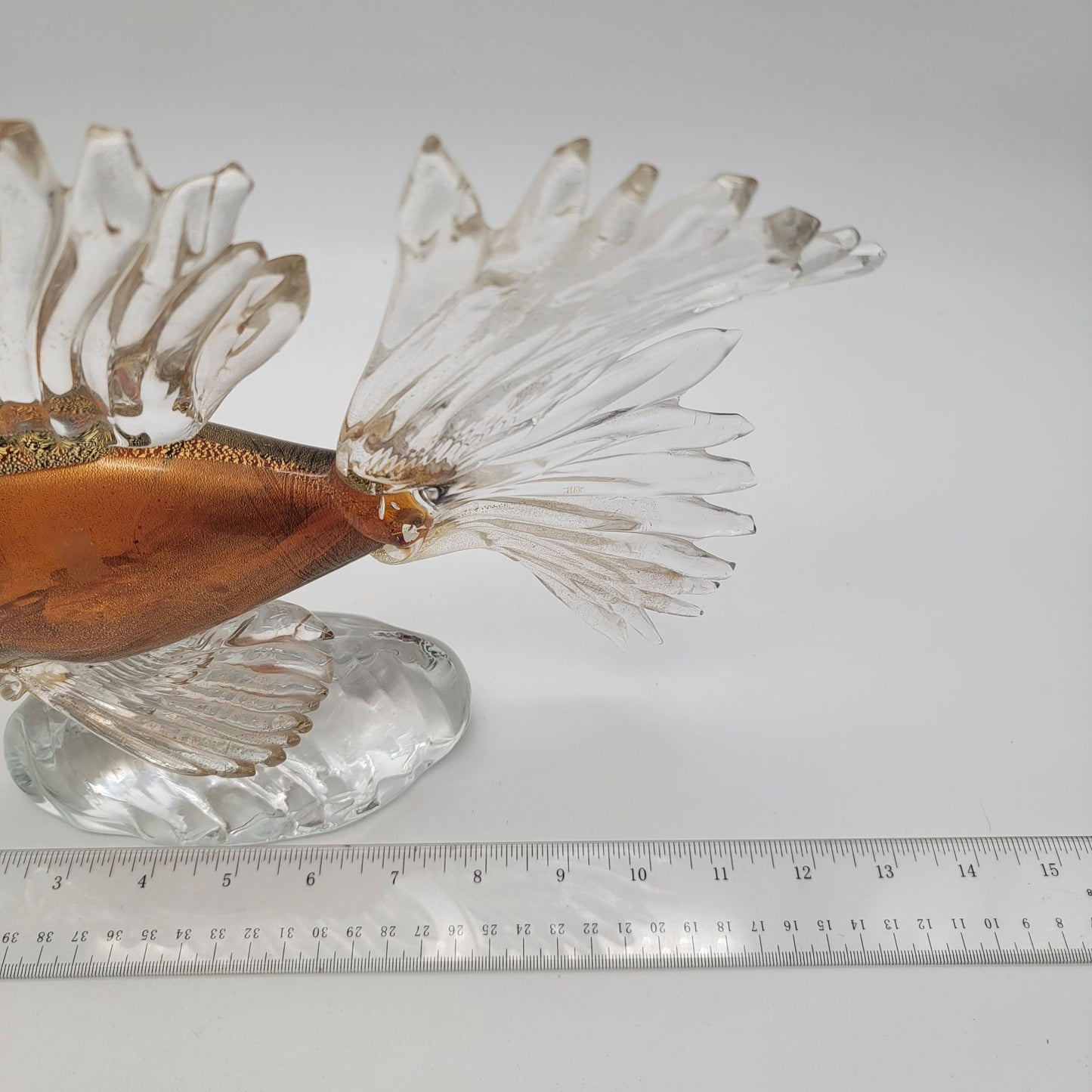 Vintage Murano Glass Fish Sculpture