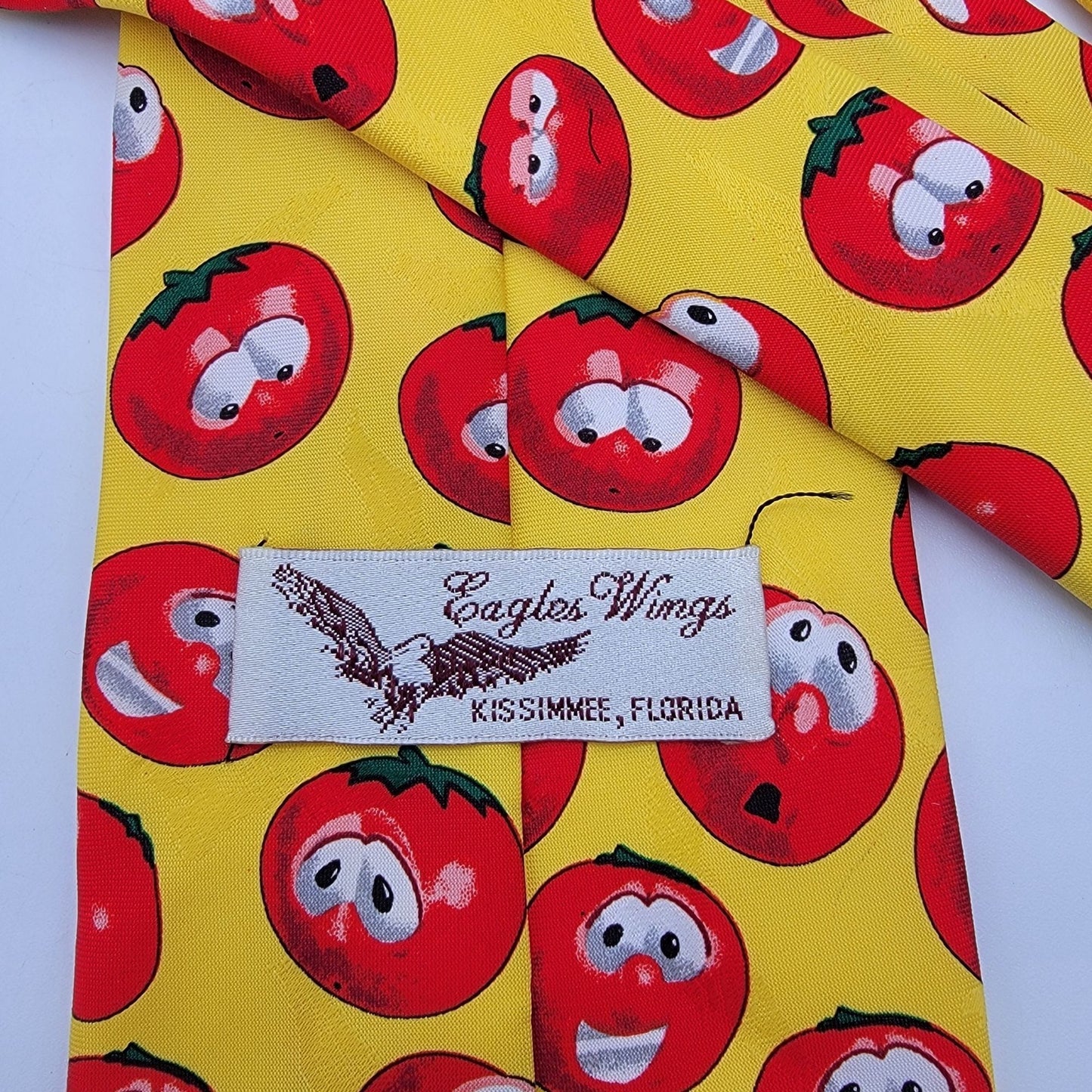 VeggieTales Bob The Tomato Yellow Novelty Tie