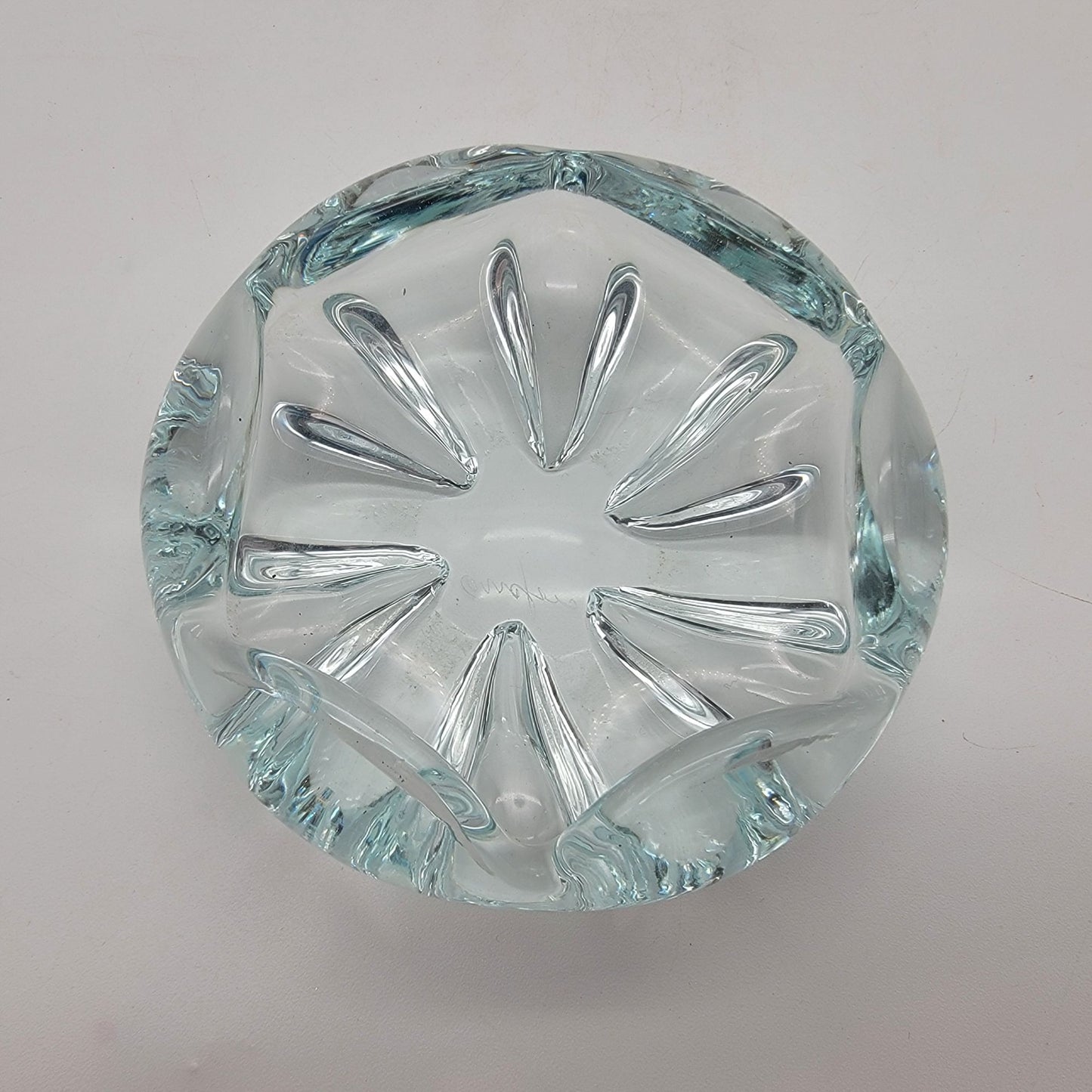 Orrefors Stella Polaris Glass Bowl By Vicke Lindstrand