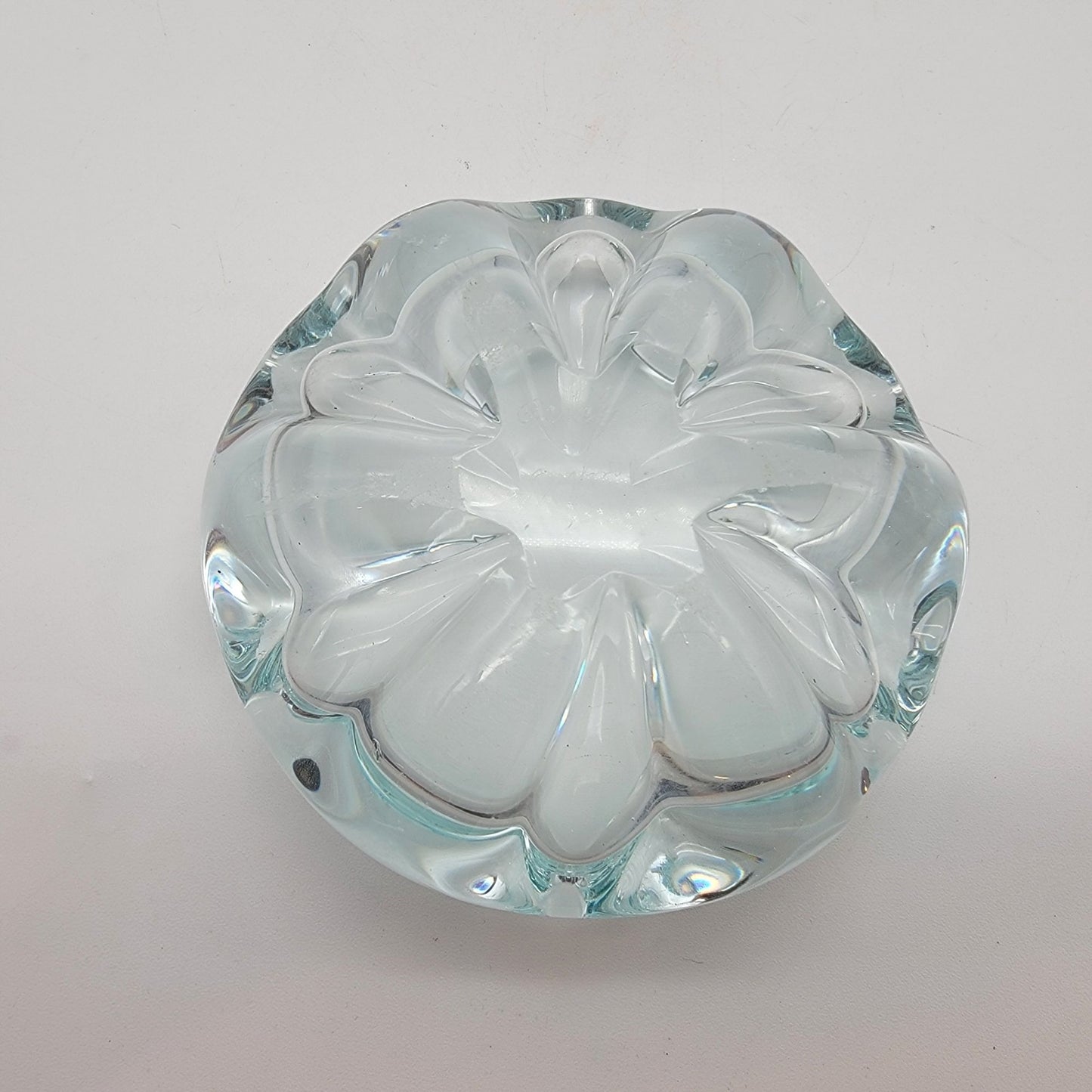 Orrefors Stella Polaris Glass Bowl By Vicke Lindstrand