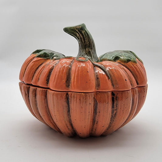 Accents & Occasions Pumpkin Lidded Candy Dish