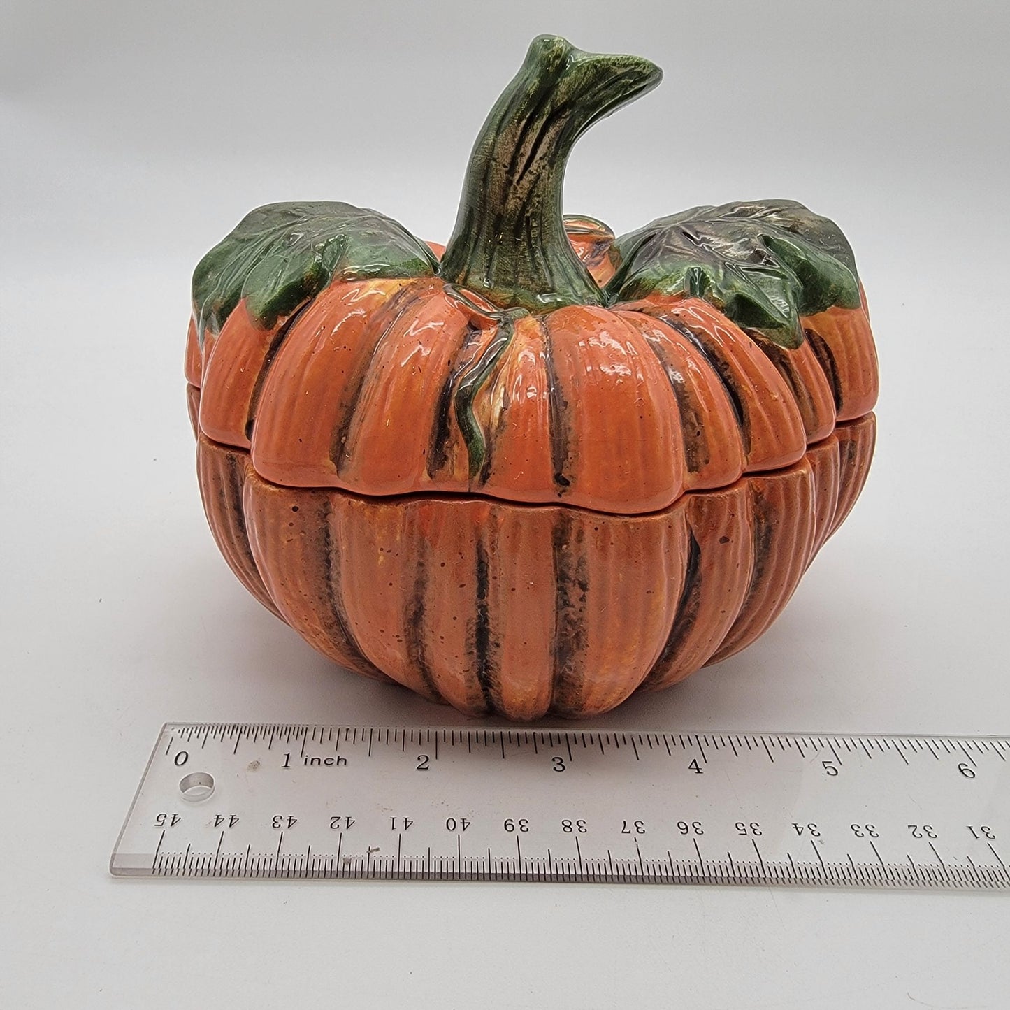 Accents & Occasions Pumpkin Lidded Candy Dish