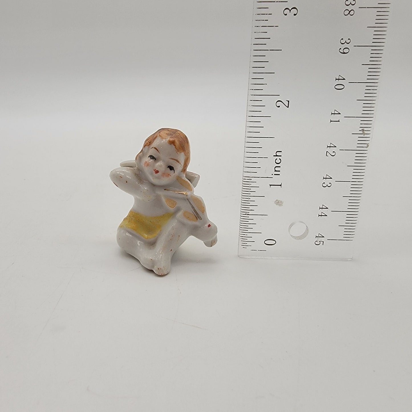 Pair of MIK Occupied Japan Porcelain Cherub Figurines - 1 As Found