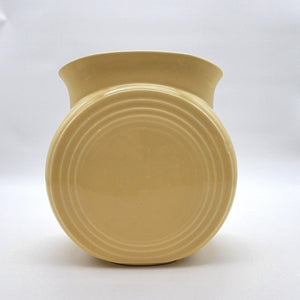 Vintage Yellow Fiesta Millennium II Disc Vase 0438