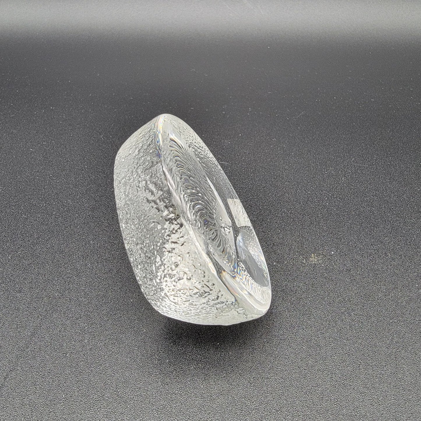 Mats Jonasson Crystal Hedgehog Paperweight MJ Sweden 2187