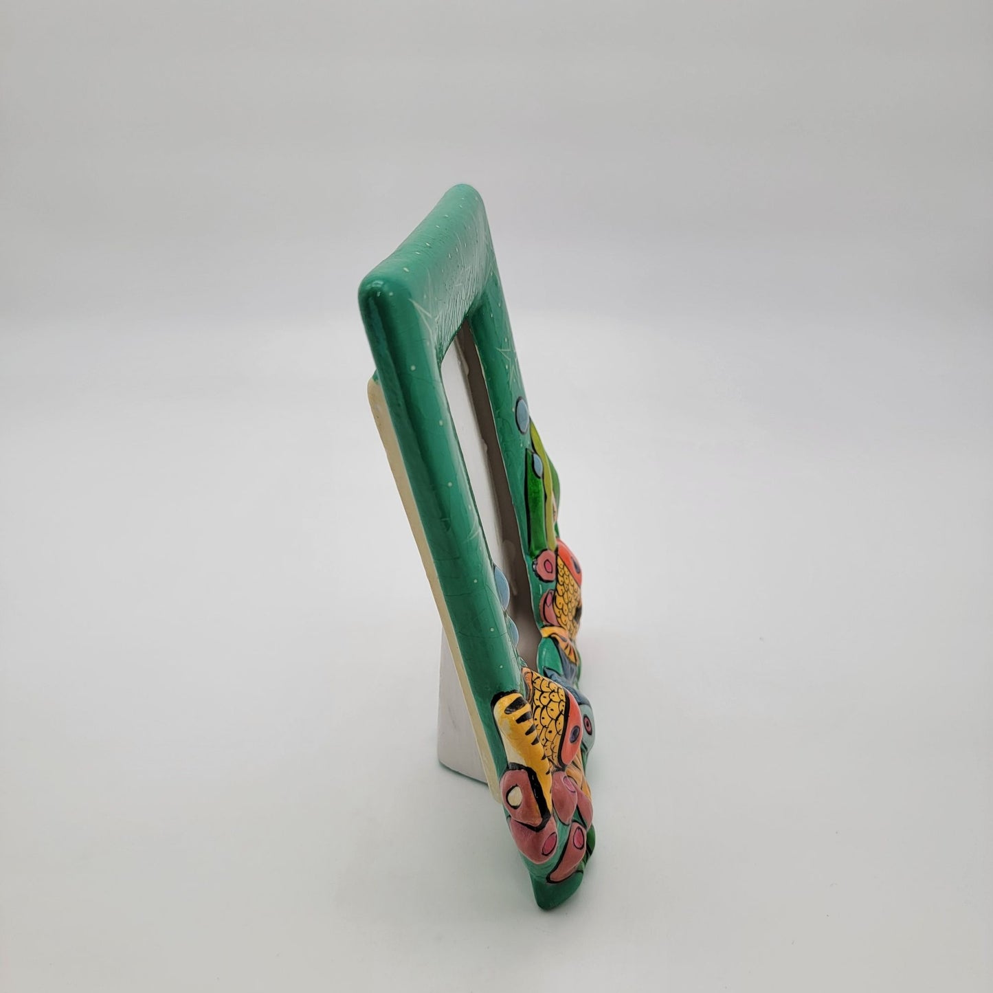 Vintage Hand-Painted 3-D Fish Picture Frame