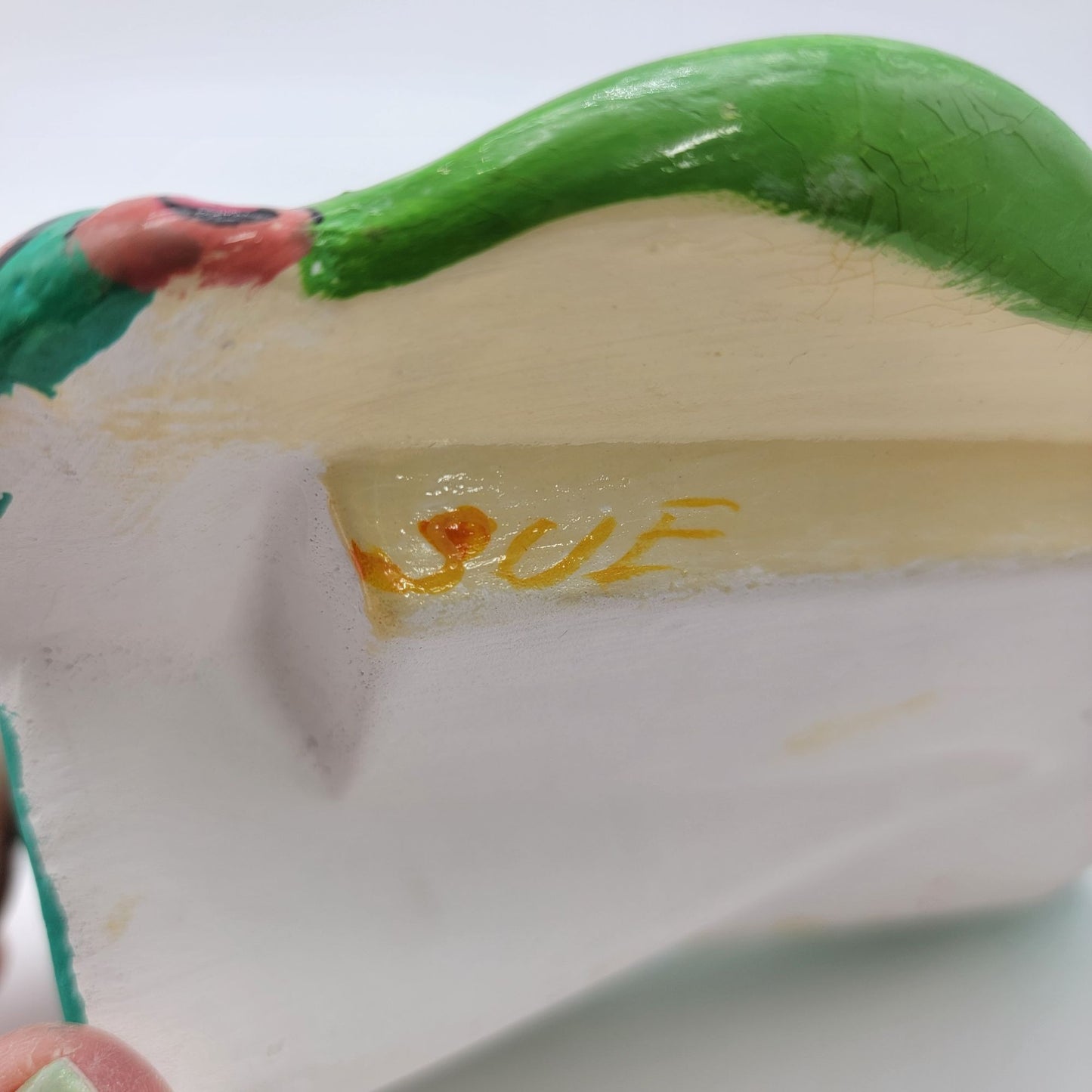 Vintage Hand-Painted 3-D Fish Picture Frame