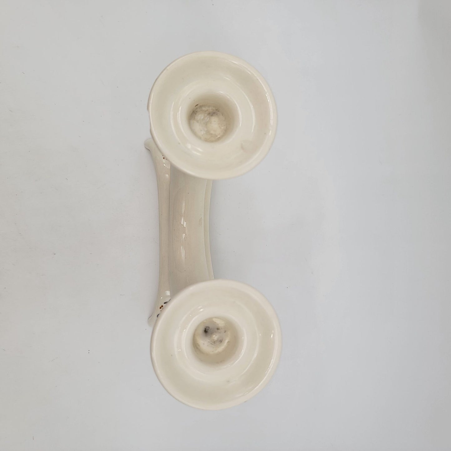 Z F Kolo Handpainted Faience Porcelain Two Arm Candelabra Poland