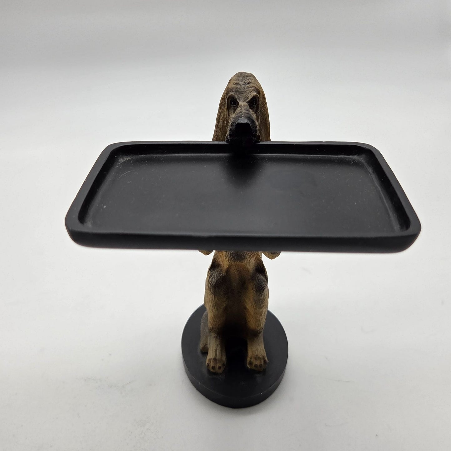 Sir Hawthorne Hound Dog Miniature Butler with Tray By Bombay Co.
