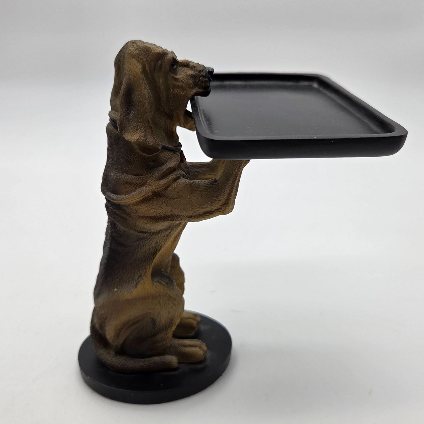 Sir Hawthorne Hound Dog Miniature Butler with Tray By Bombay Co.