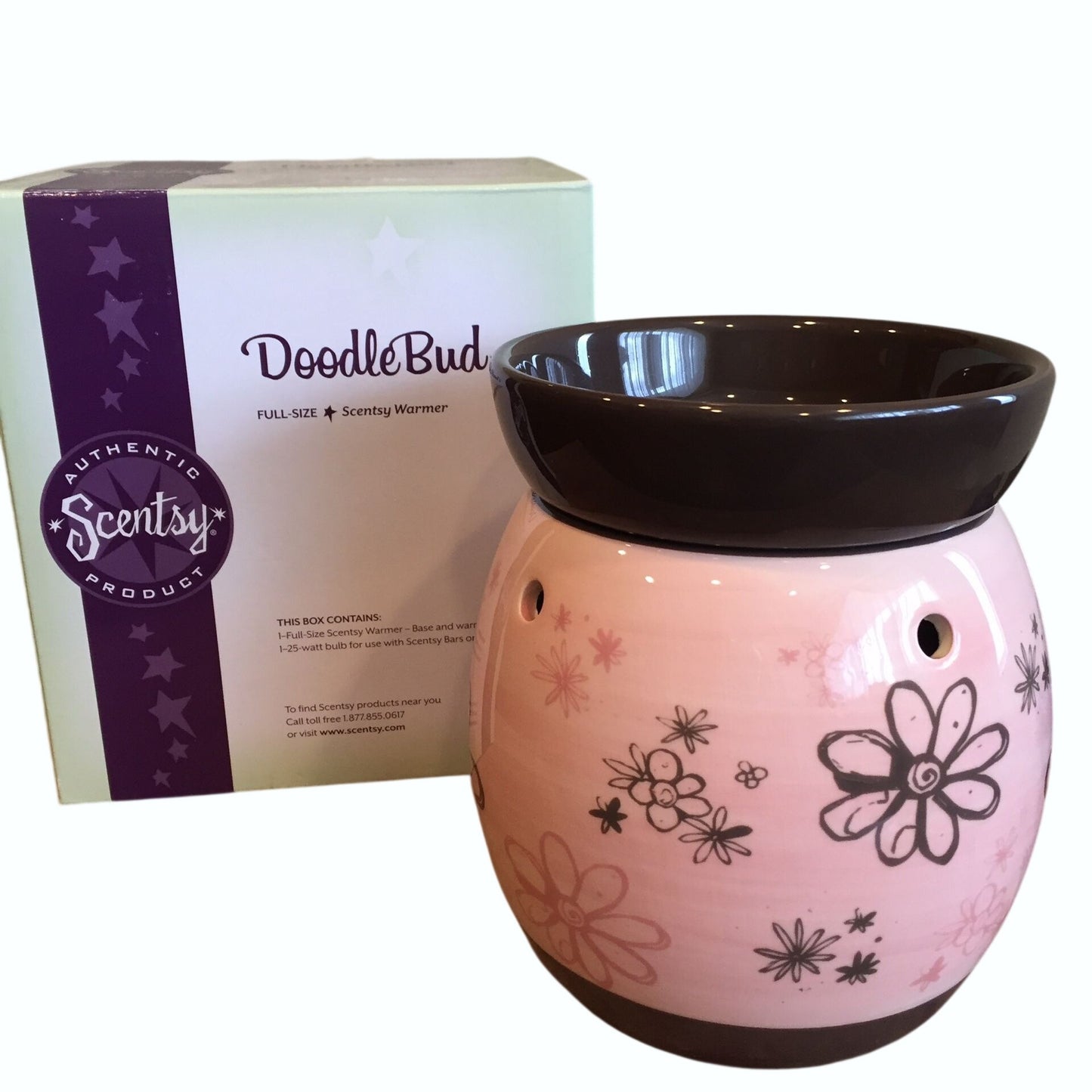 Retired Scentsy DoodleBud Wax Warmer