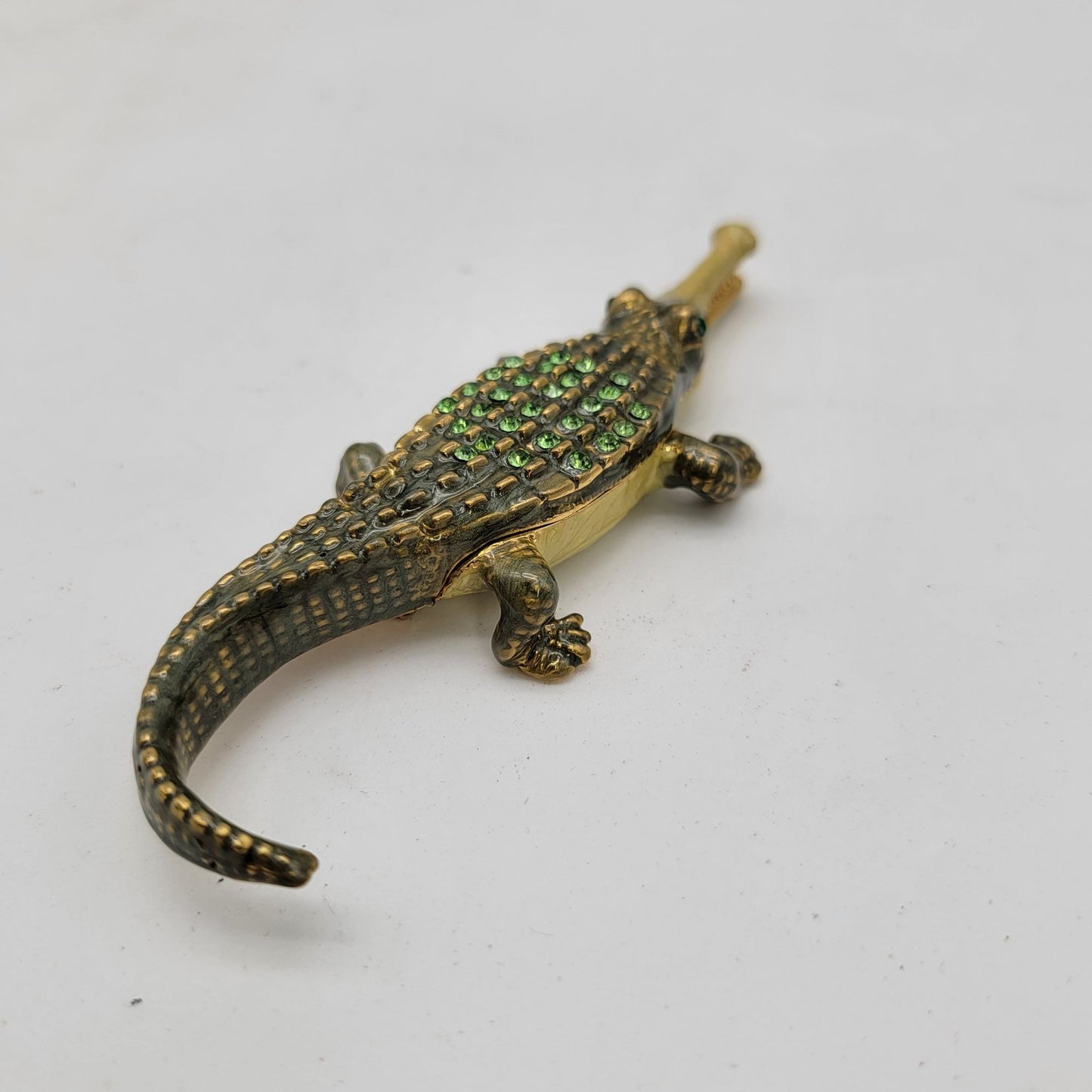 Object de Art Trinket Box #228 The Gharial Crocodile