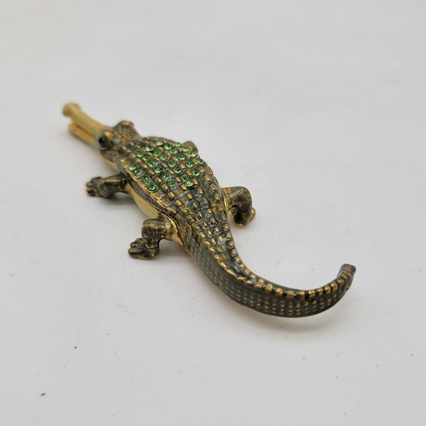 Object de Art Trinket Box #228 The Gharial Crocodile