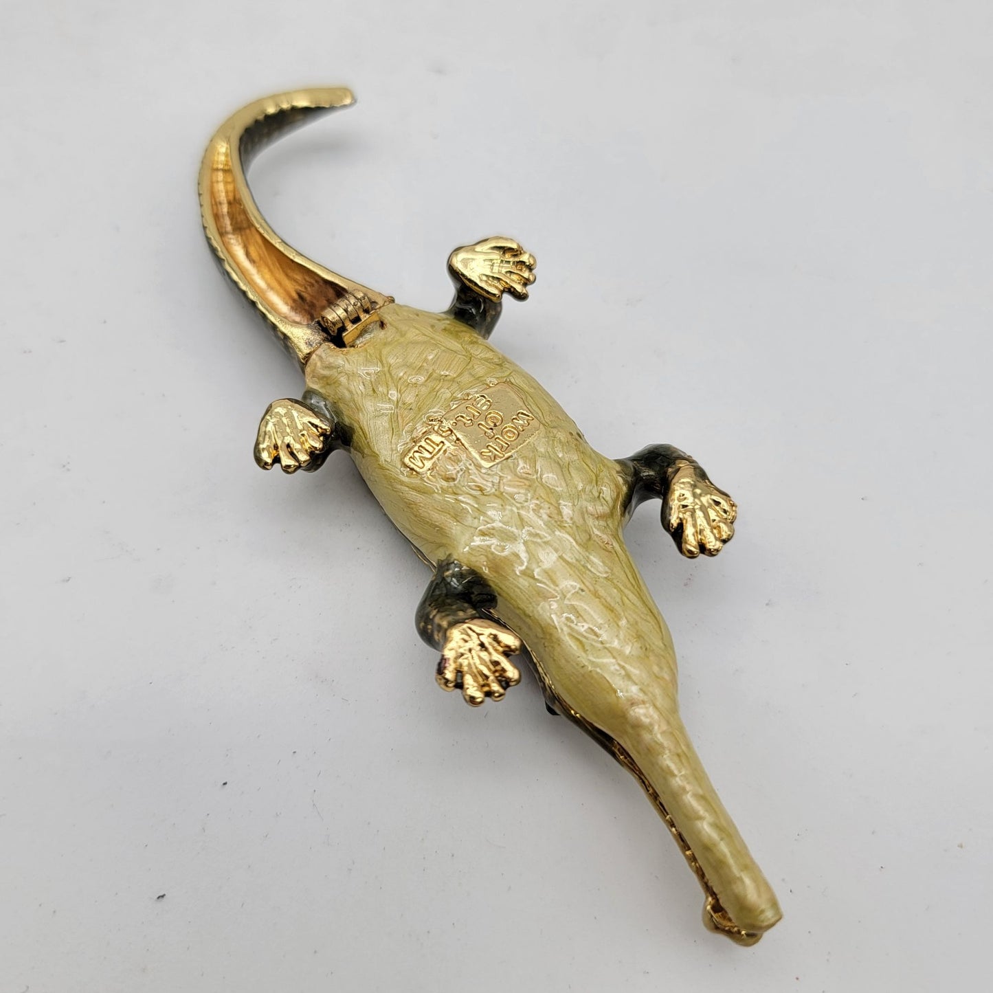 Object de Art Trinket Box #228 The Gharial Crocodile