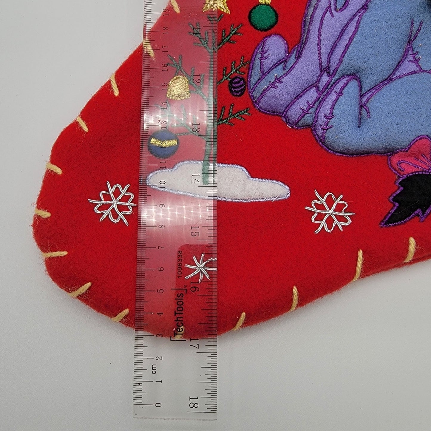 Vintage Disney Eeyore 3D Felt Christmas Stocking