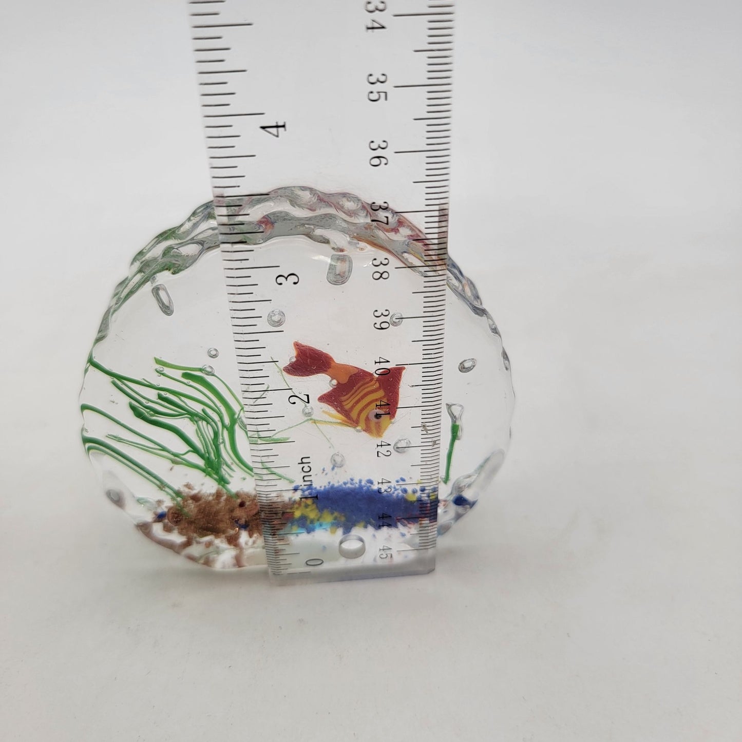 Murano Art Glass Aquarium Paperweight