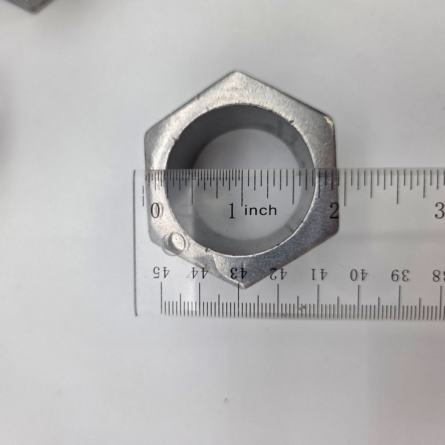 Wilton Armetale Hexagonal Pewter Napkin Rings Set Of 6