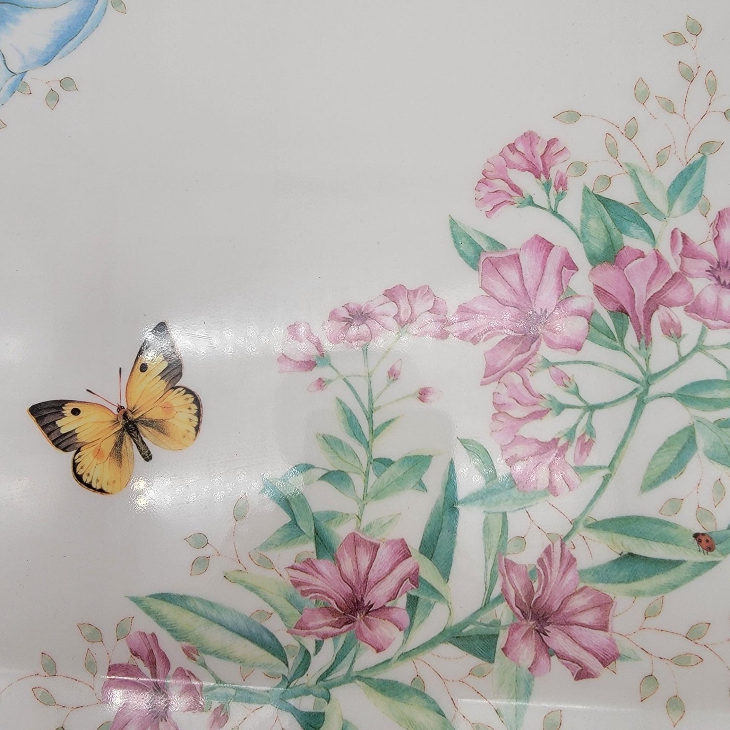 Lenox Butterfly Meadow Melamine Handled Serving Tray