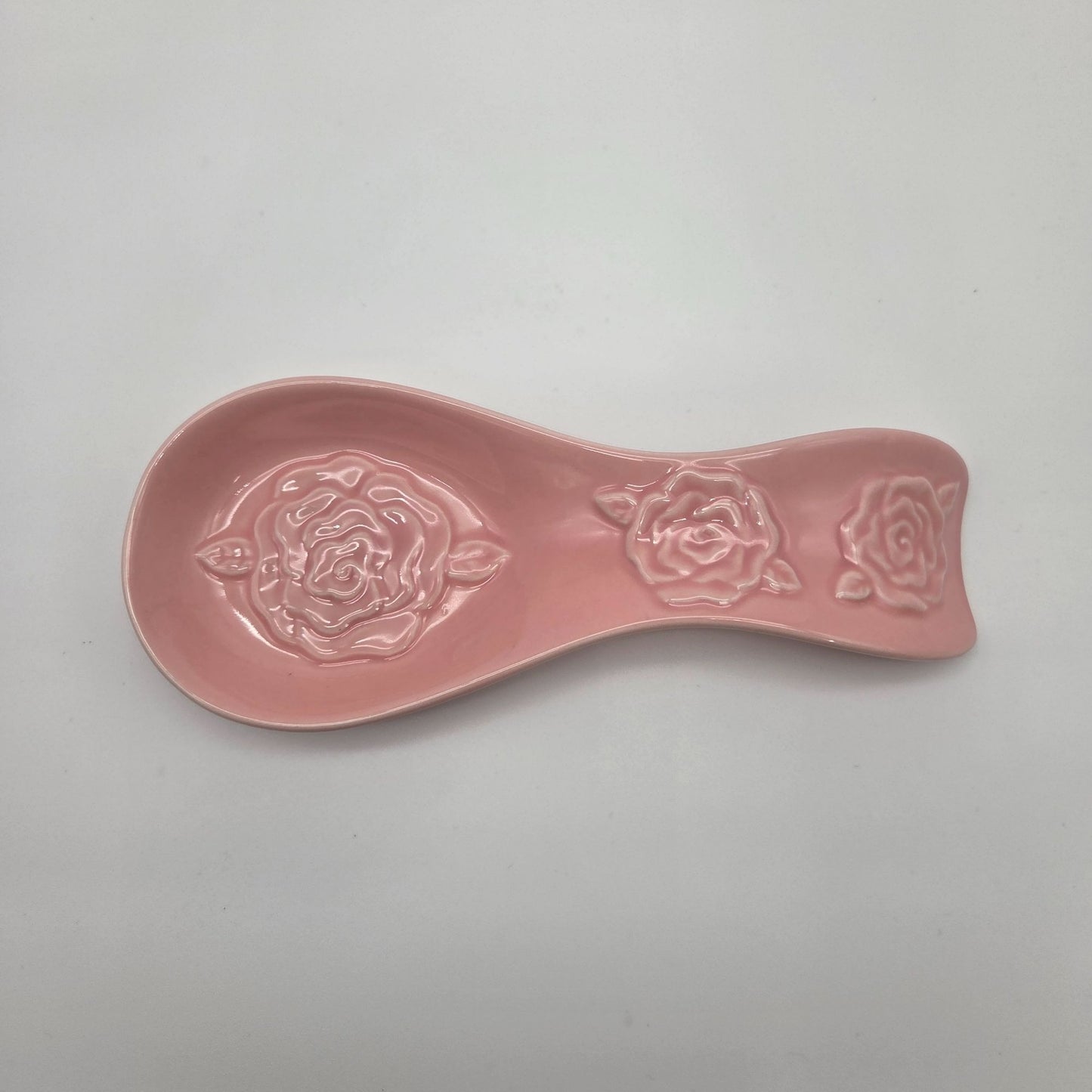 Potters Studio Pink Roses Spoon Rest