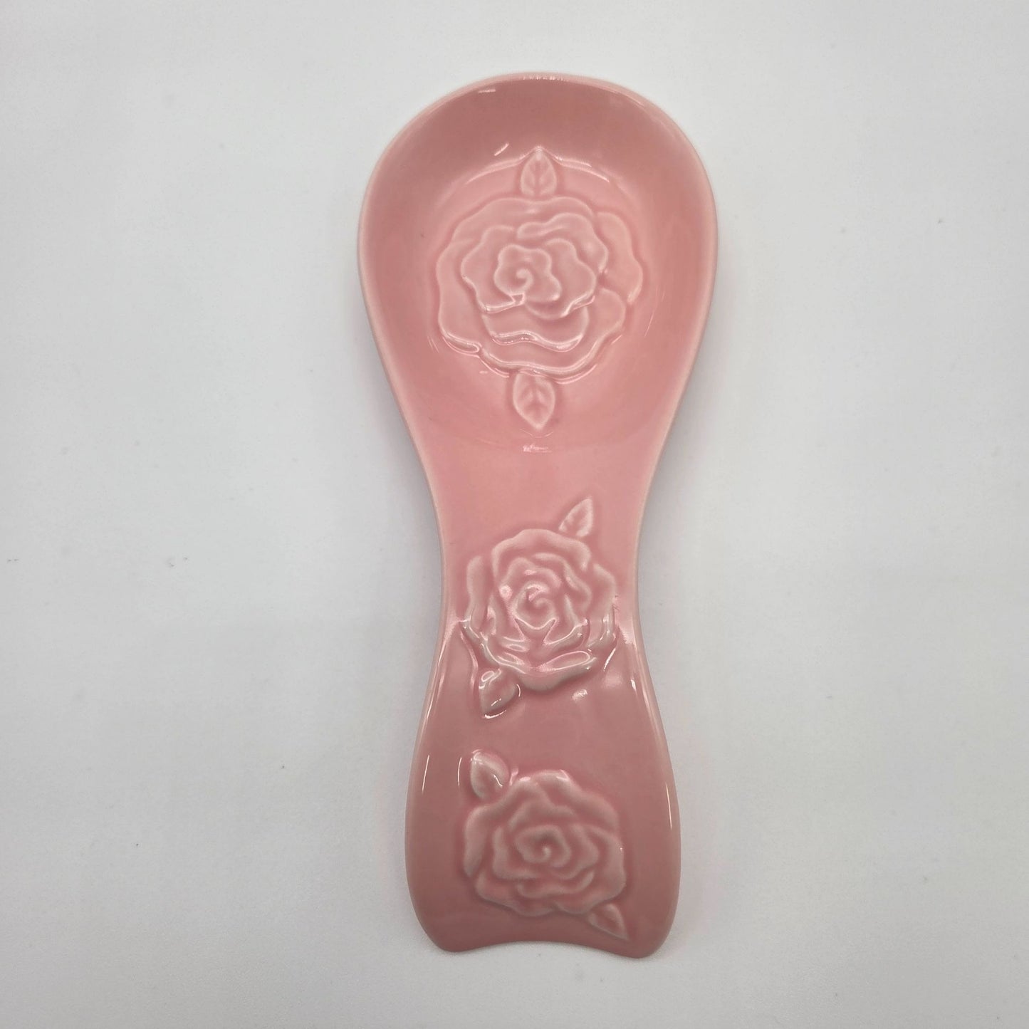 Potters Studio Pink Roses Spoon Rest