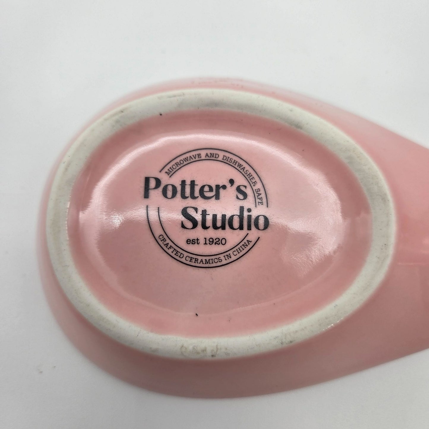 Potters Studio Pink Roses Spoon Rest