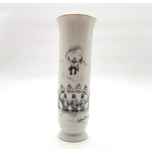 Vintage Robert Mayokok Vase Alaskan Inuit Blanket Toss Art