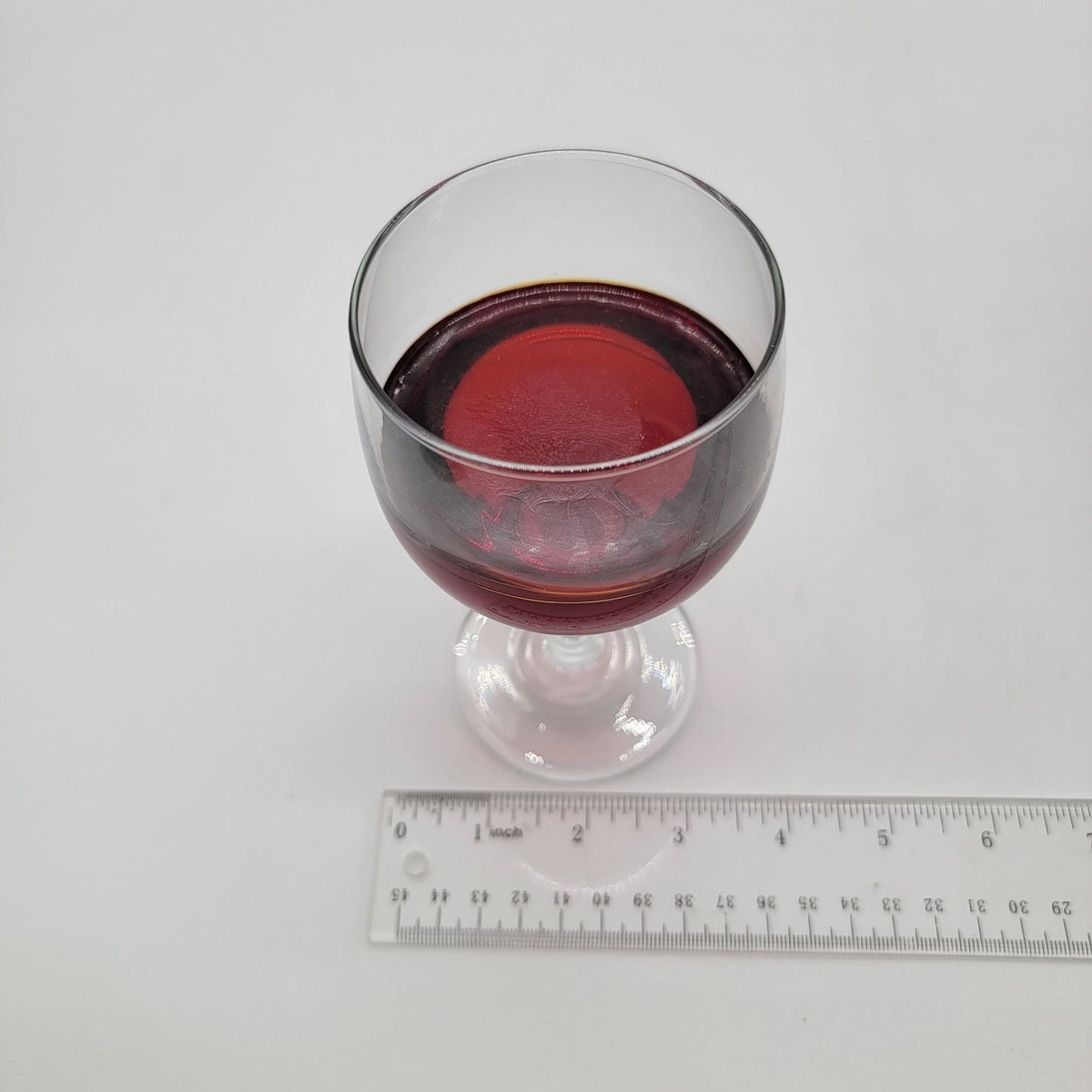 Pair Of Faux Red Wine Glasses Props Fake Food Props