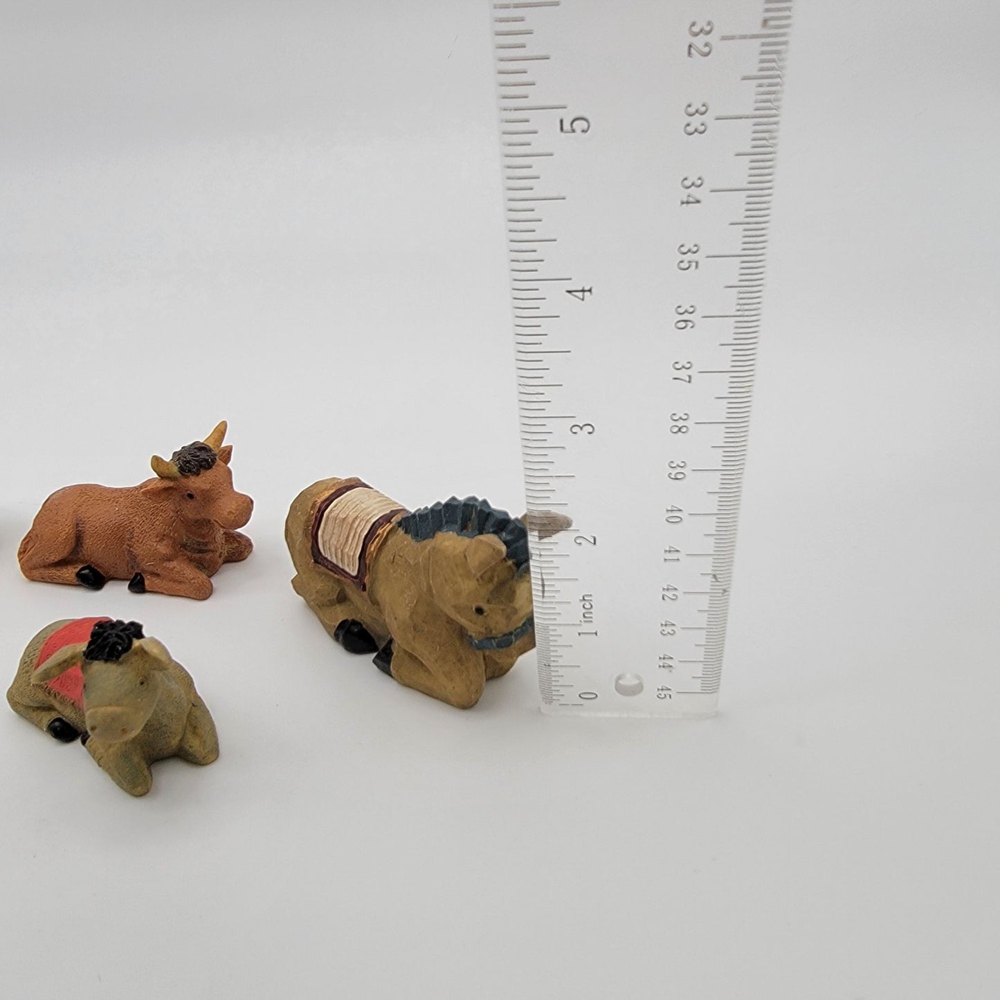 Lot of Nativity Animal Figurines Set of 7