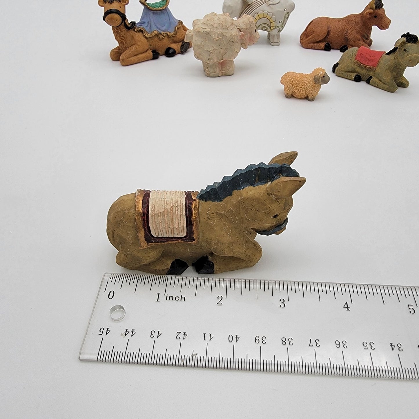 Lot of Nativity Animal Figurines Set of 7