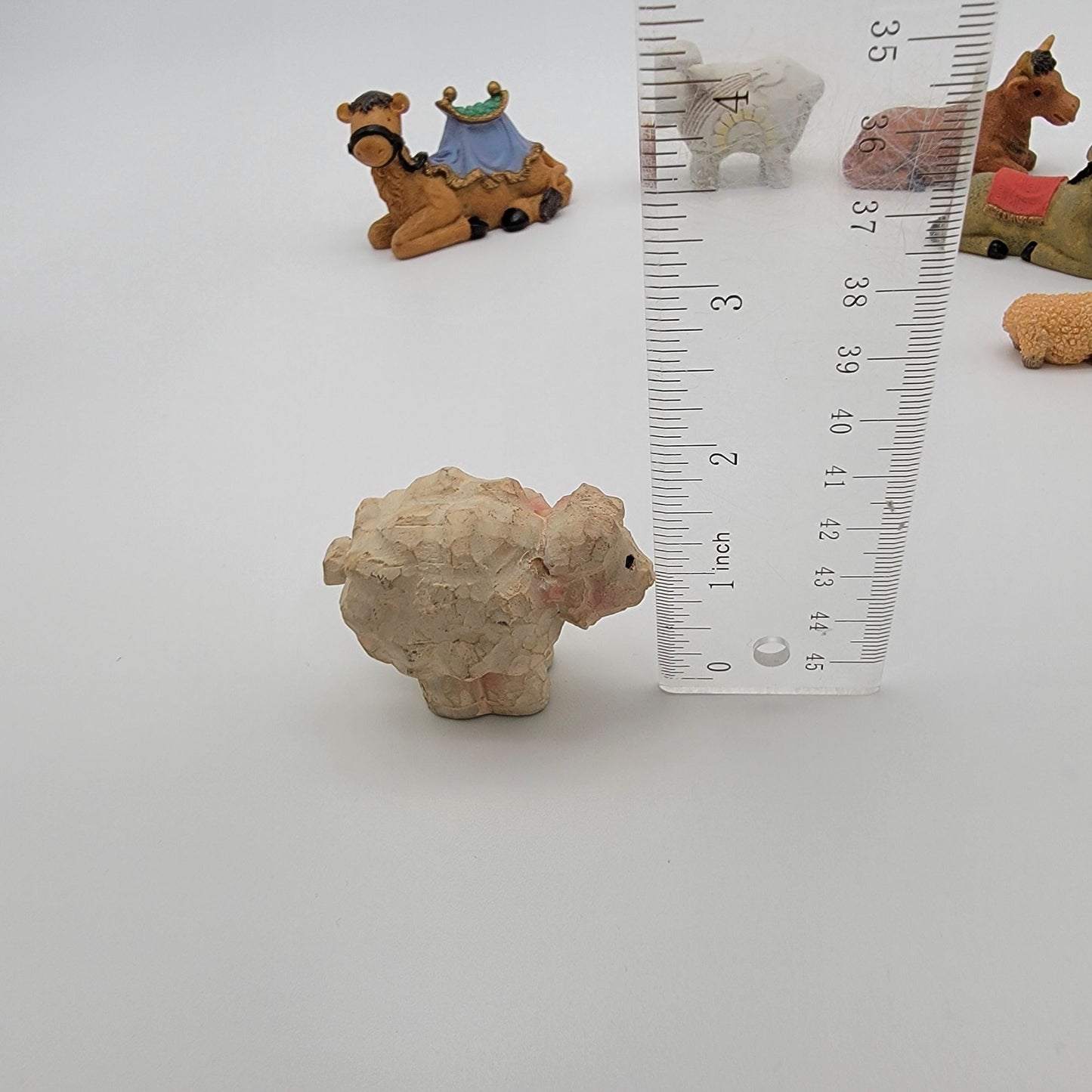 Lot of Nativity Animal Figurines Set of 7