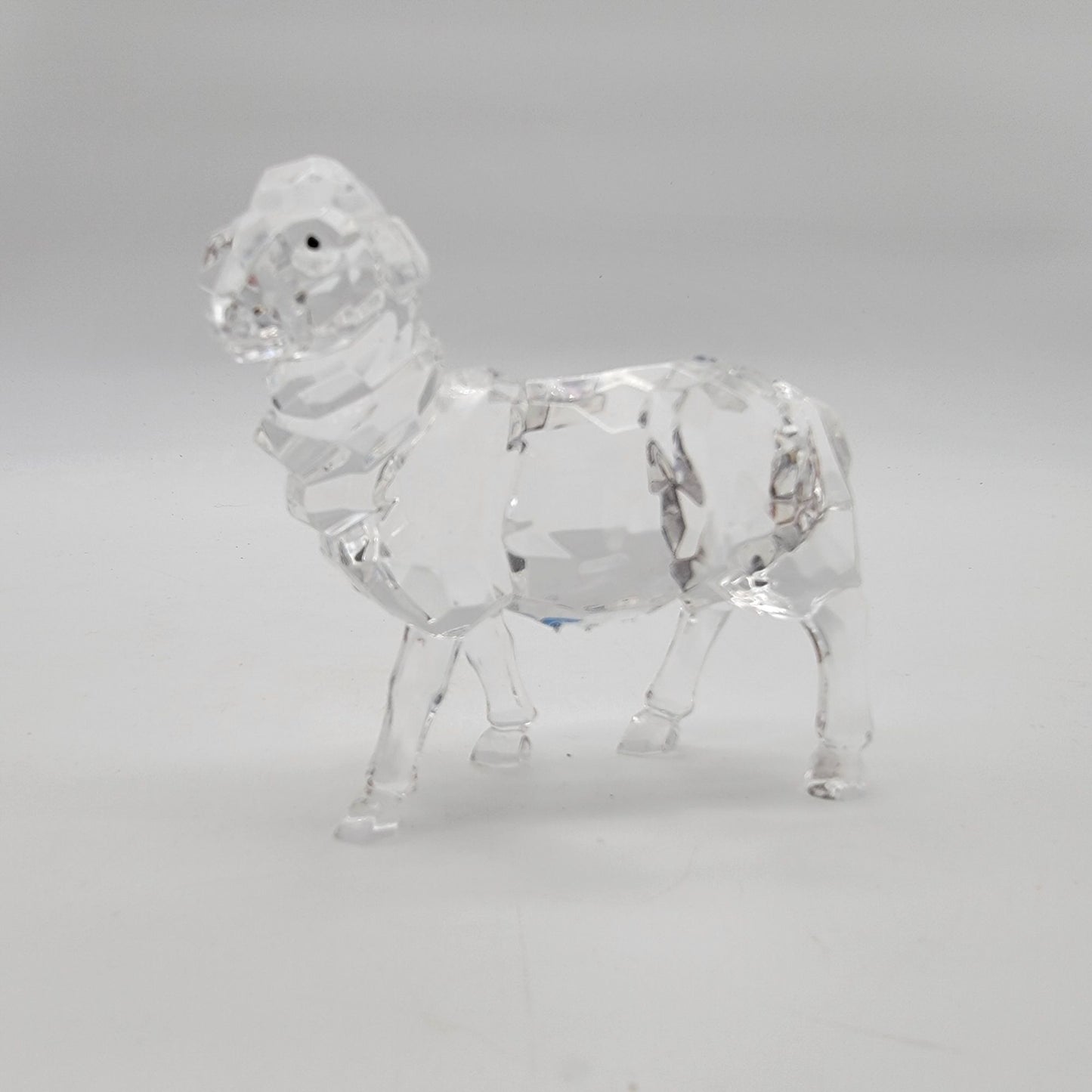 Roman Inc Faceted Acrylic Nativity Scene with Deer Set Of 9