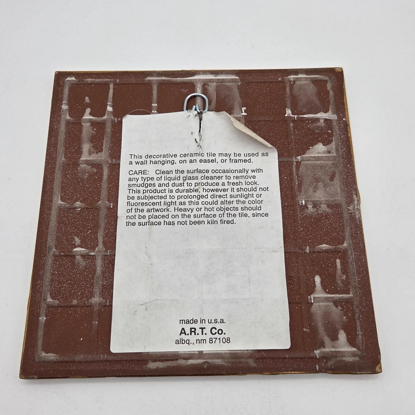 A.R.T. Co. Bessie Pease Guttman Cupid Caught Napping Tile Wall Art