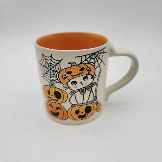 Halloween Cat & Pumpkins  Mug by Eli + Ana