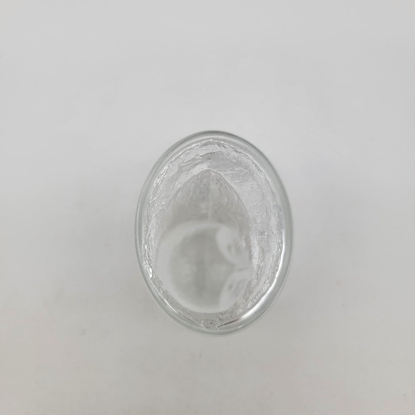 Vintage Luminarc France Glass Owl Trinket Box