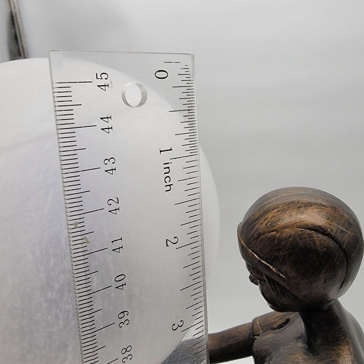 Art Deco Revival Max LeVerrier Style Figural Lamp