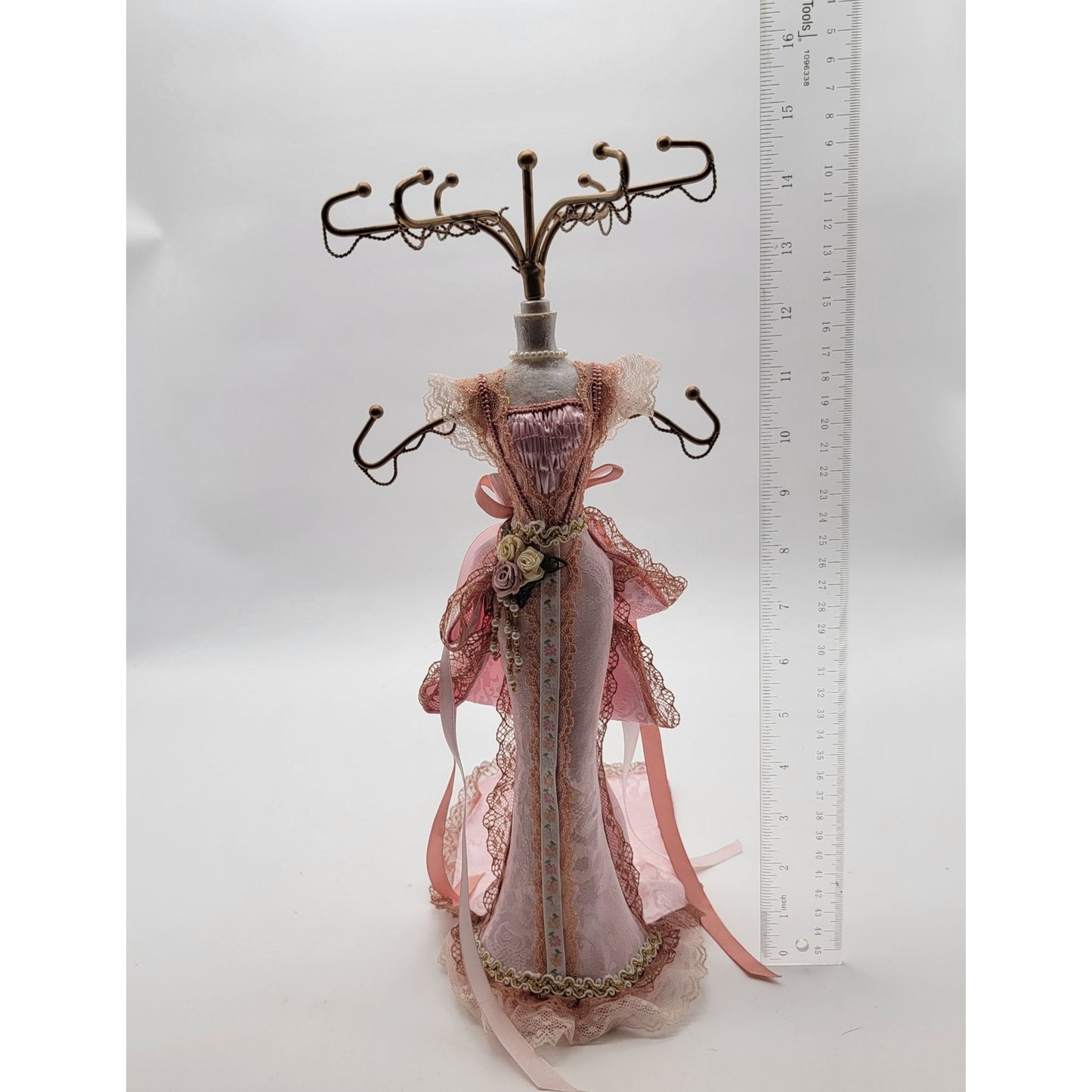 Victorian-style Dress Form Mannequin Jewelry Holder
