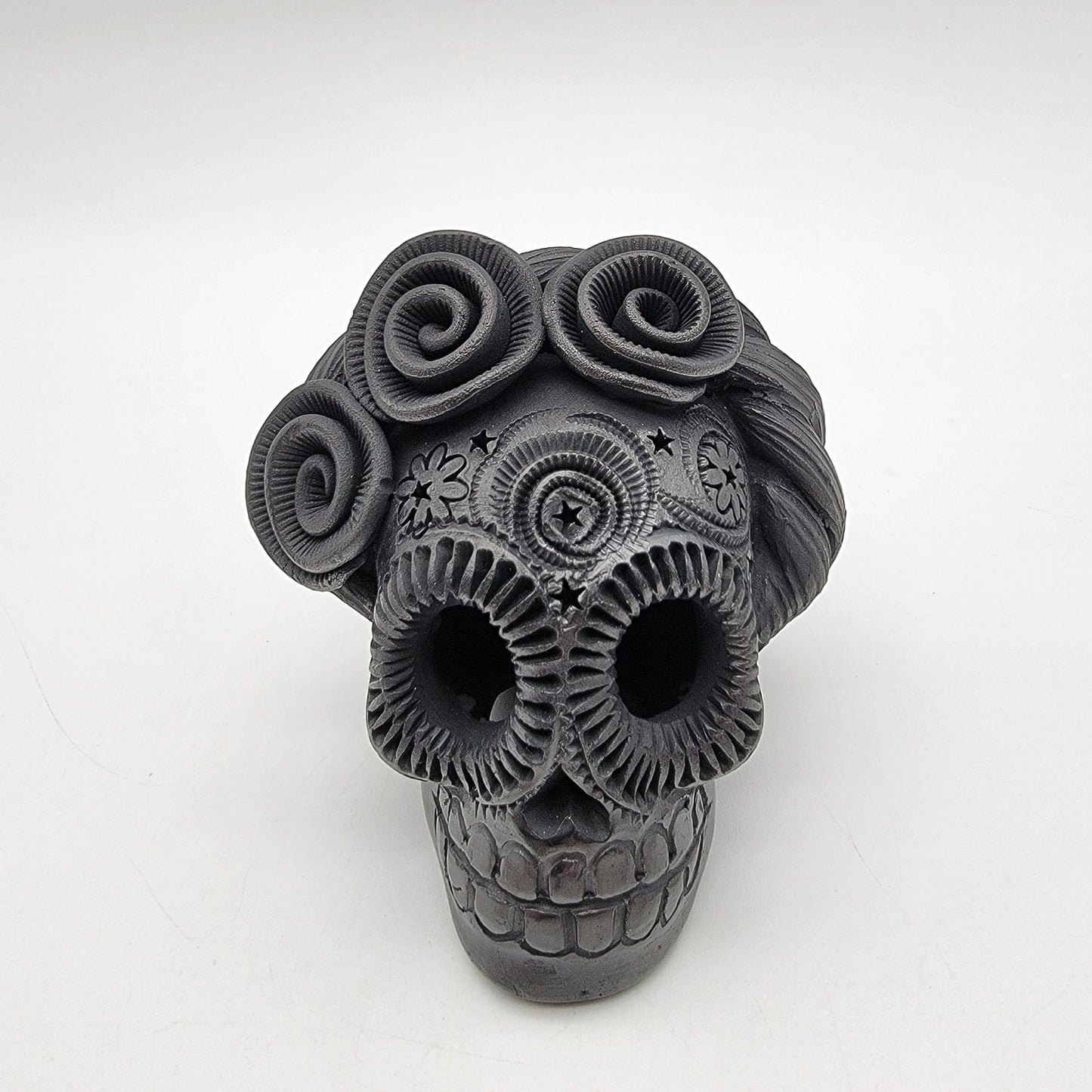 Oaxacan Barro Negro Frida Catrina Sugar Skull