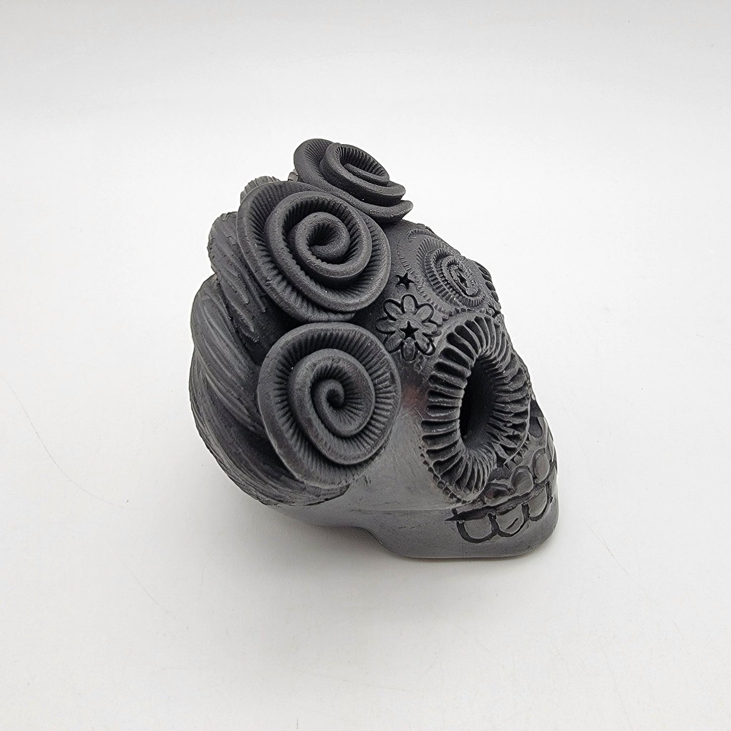 Oaxacan Barro Negro Frida Catrina Sugar Skull