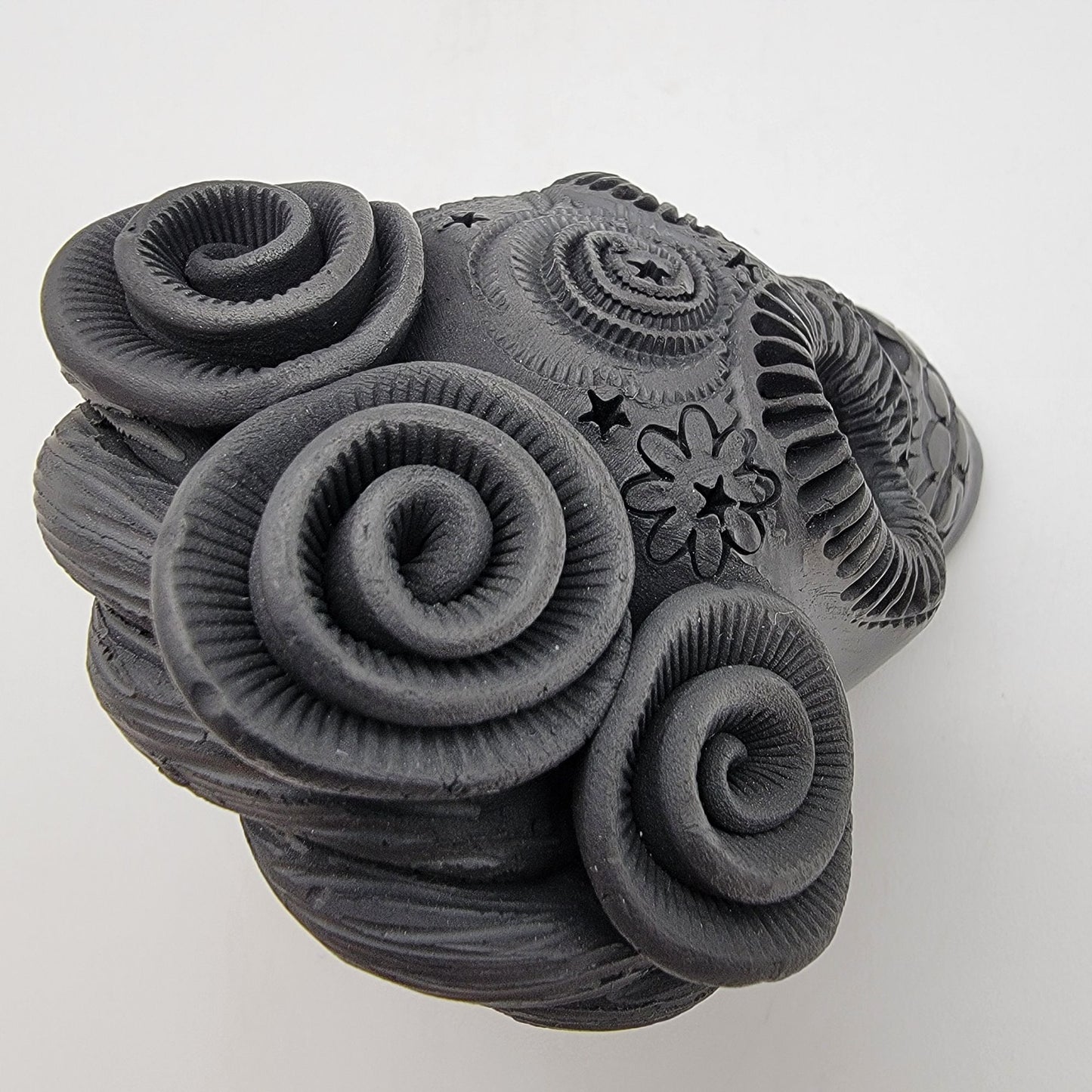 Oaxacan Barro Negro Frida Catrina Sugar Skull